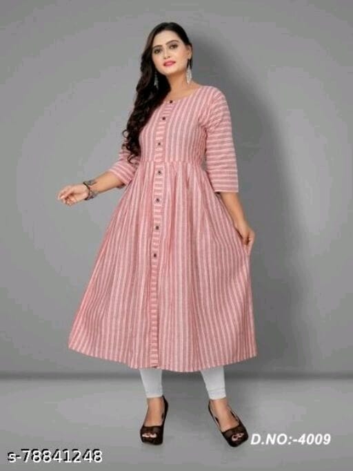 Sejal's Anarkali Kurti Button Pattern 